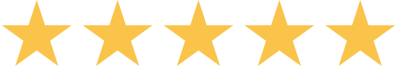 5 gold star review
